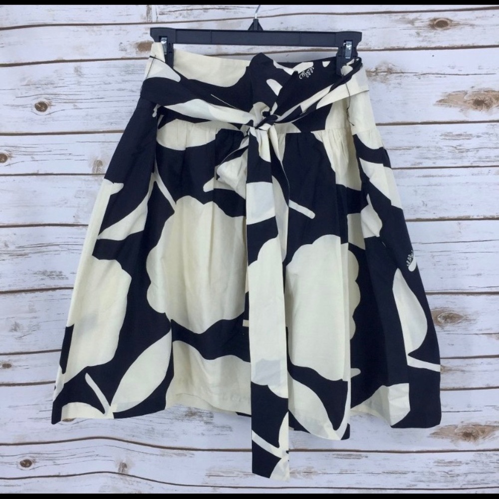 Lilly Pulitzer Party Girl Black Soiree silk skirt